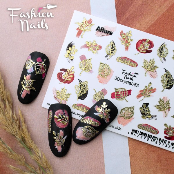 Слайдер Fashion Nails 3Dcrystal/55 цветы